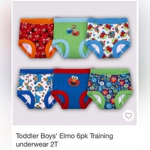 Boys 2T Elmo new training underwear - 6pk